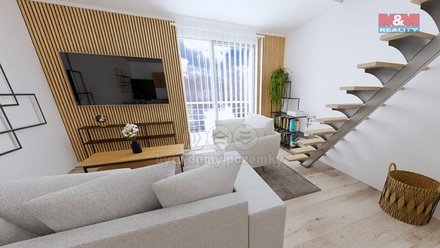 Prodej bytu 3+kk 79 m², Žleby