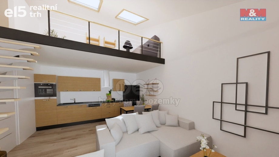 Prodej byty 3+kk, 79 m² - Žleby