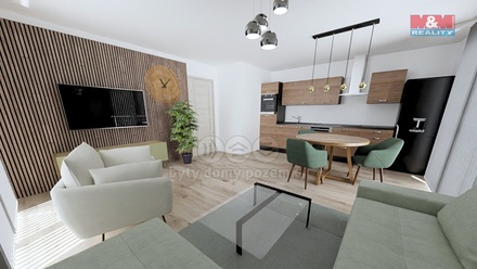 Prodej bytu 3+kk 73 m², Žleby
