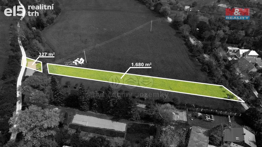 Prodej pozemky pro bydlení, 2 007 m² - Pitín
