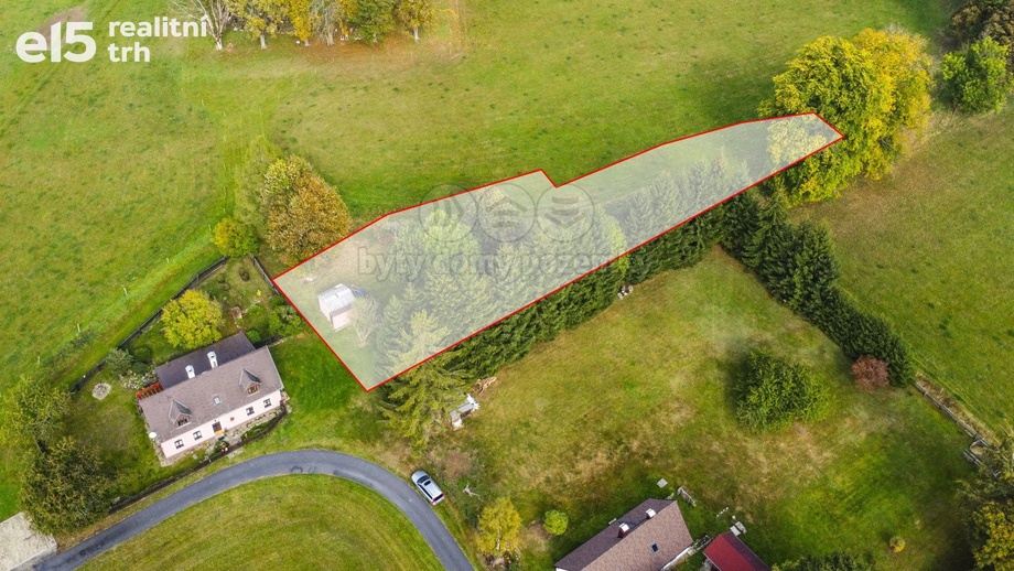 Prodej pozemky pro bydlení, 1 294 m² - Hranice - Studánka