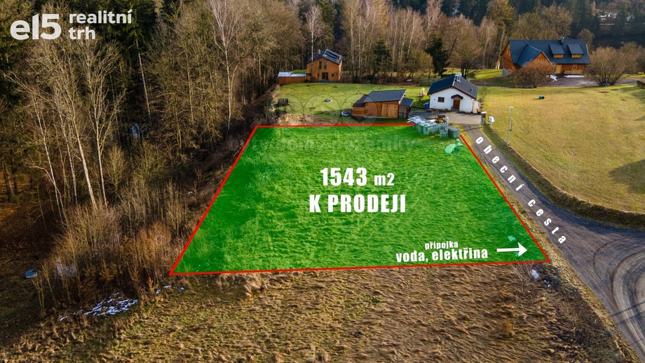 Prodej pozemky pro bydlení, 1 543 m² - Nekoř