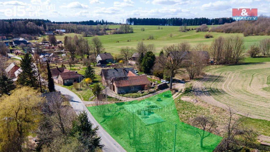 Prodej pozemky pro bydlení, 1 097 m² - Česká Třebová - Skuhrov