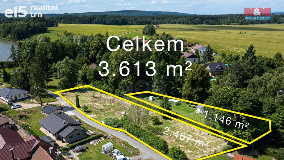 Prodej pozemky pro bydlení, 3 613 m² - Opatovec