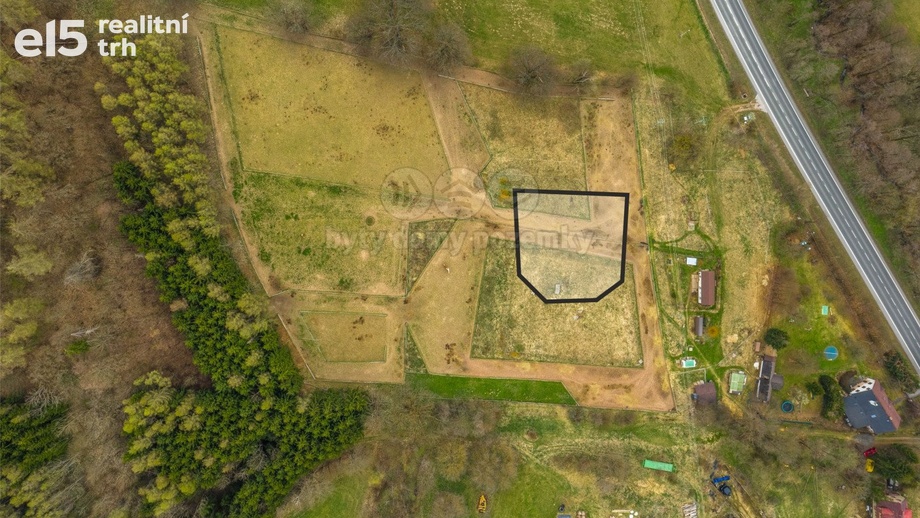 Prodej pozemky pro bydlení, 1 056 m² - Horní Branná - Valteřice
