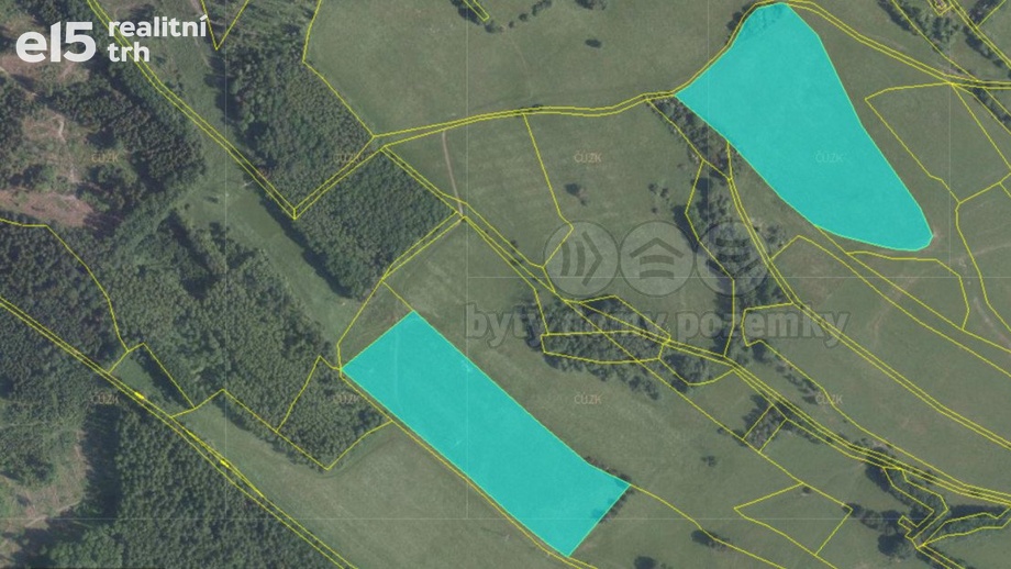 Prodej pozemky - trvalý travní porost, 77 288 m² - Volfartice