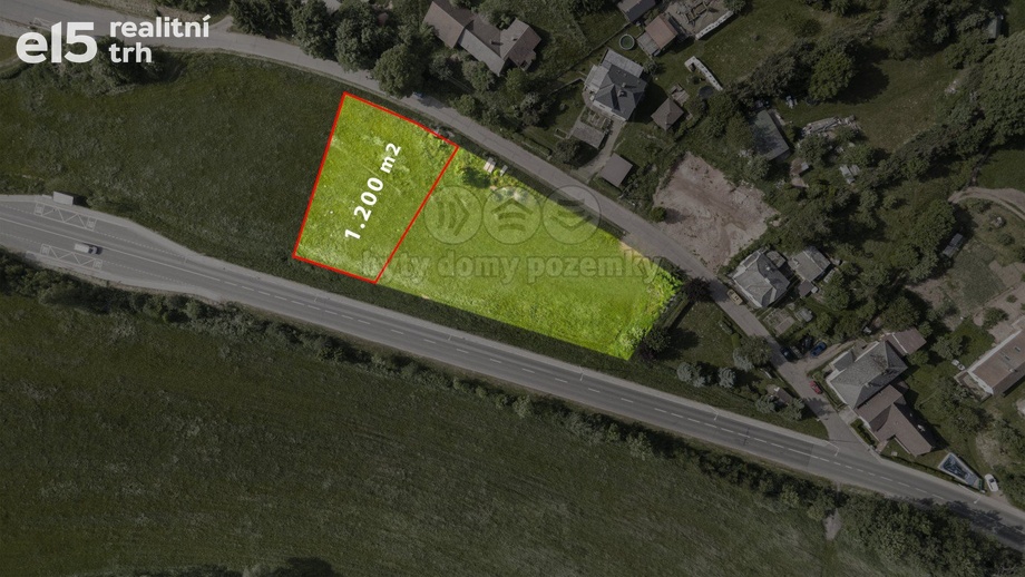 Prodej pozemky pro bydlení, 1 200 m² - Dolní Dobrouč