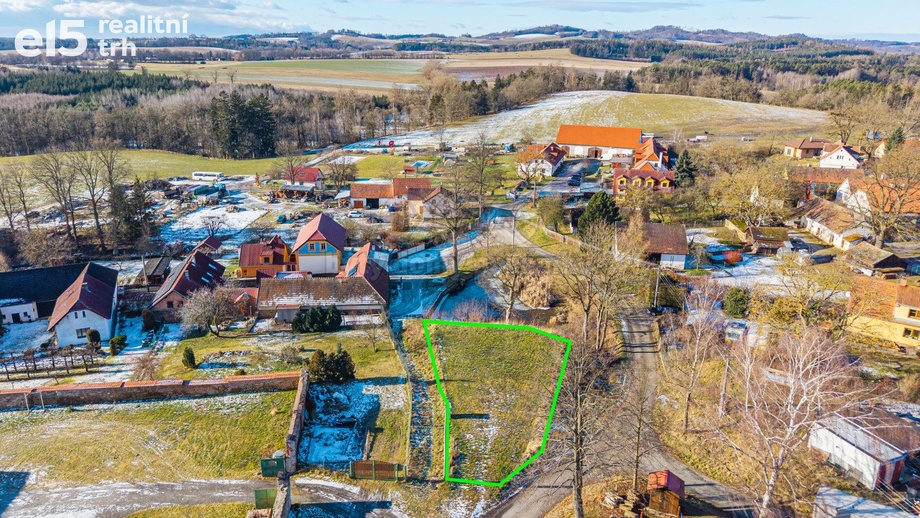 Prodej pozemky pro bydlení, 613 m² - Chotoviny - Moraveč