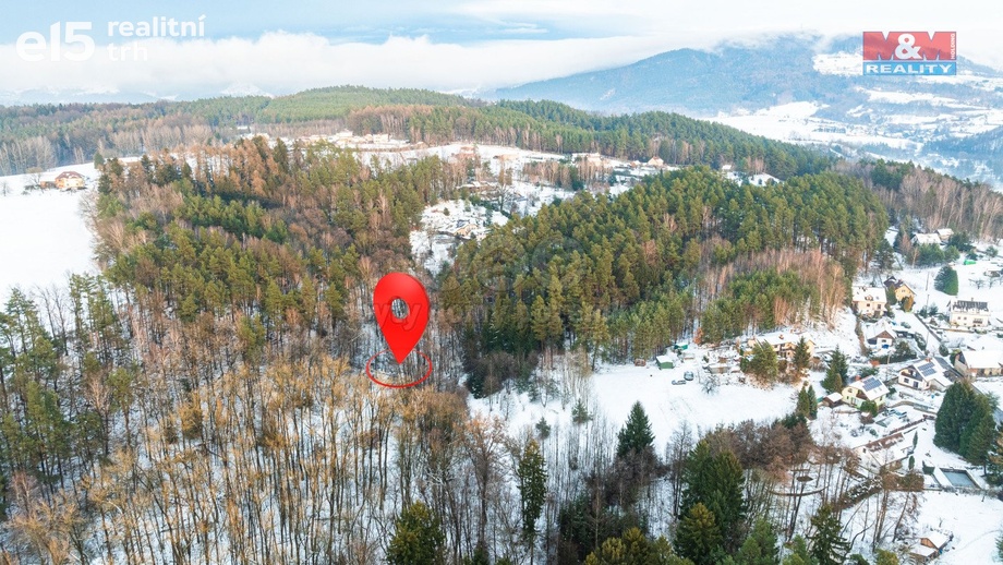 Prodej lesy, 845 m² - Mírová pod Kozákovem - Sekerkovy Loučky