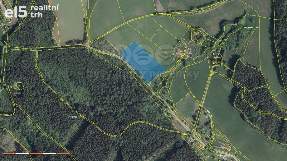 Prodej zemědělská půda, 12 054 m² - Hronov - Rokytník