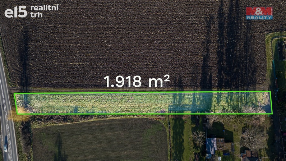 Prodej pozemky pro bydlení, 1 918 m² - Dub nad Moravou