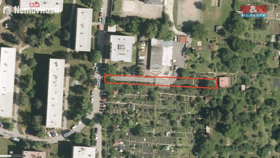 Prodej zahrady 1 000 m², Ivančice
