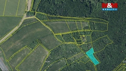 Prodej zahrady 3 561 m², Velemín