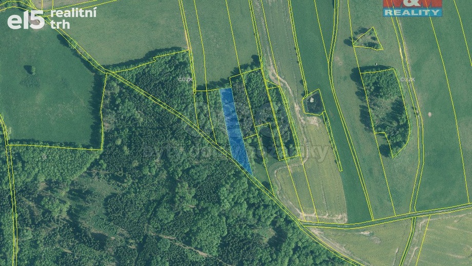 Prodej lesy, 5 564 m² - Skály