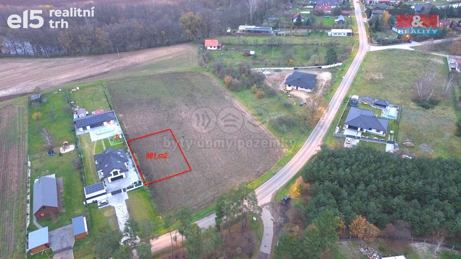 Prodej pozemky pro bydlení, 981 m² - Hradištko