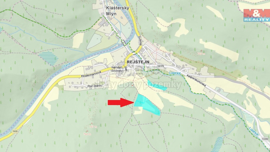 Prodej pozemky - trvalý travní porost, 13 819 m² - Rejštejn