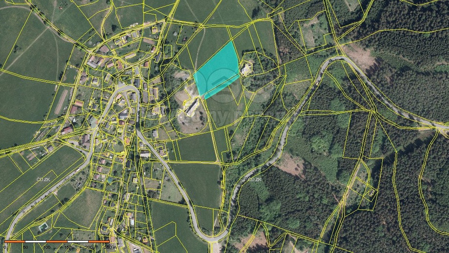 Prodej pole 7 865 m², Náchod - Dobrošov