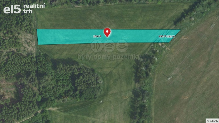 Prodej pozemky - trvalý travní porost, 5 225 m² - Příbram I