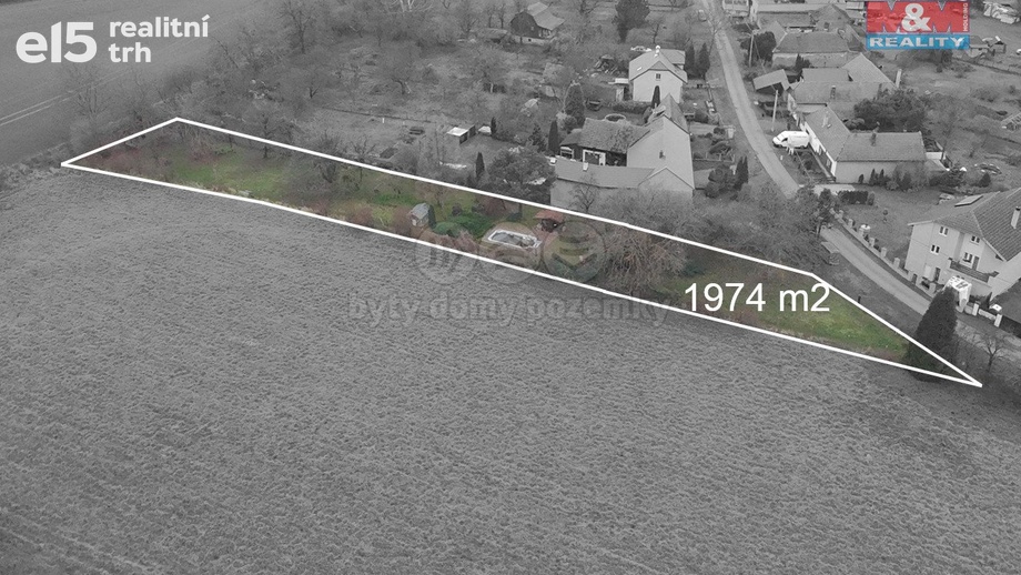 Prodej pozemky - zahrady, 1 974 m² - Hranice VII-Slavíč