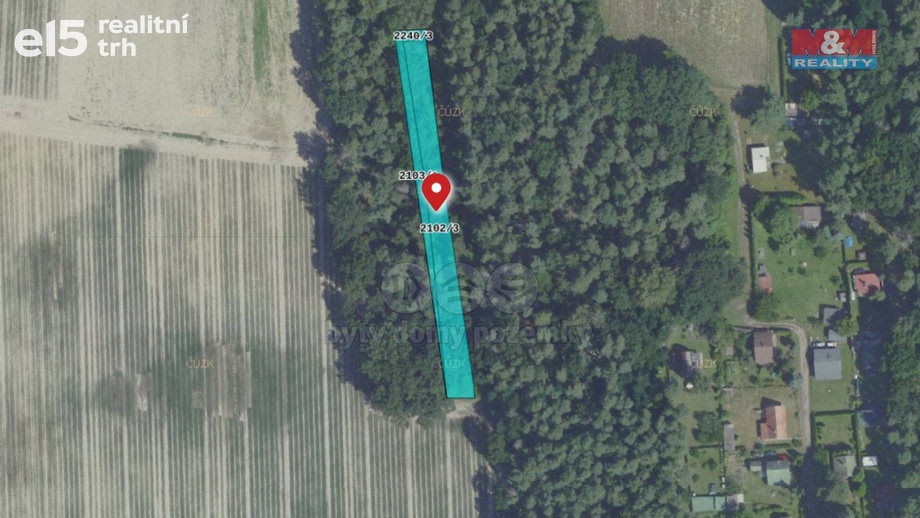 Prodej lesy, 1 540 m² - Sadská