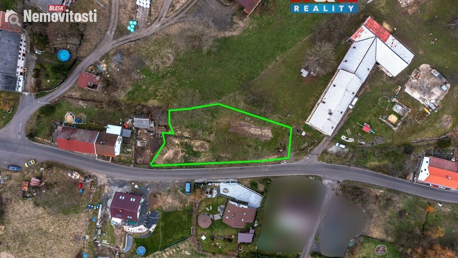 Prodej stavebního pozemku 1 156 m², Malšovice