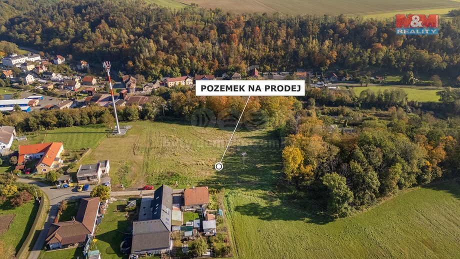 Prodej pozemky pro bydlení, 928 m² - Niměřice - Horní Cetno