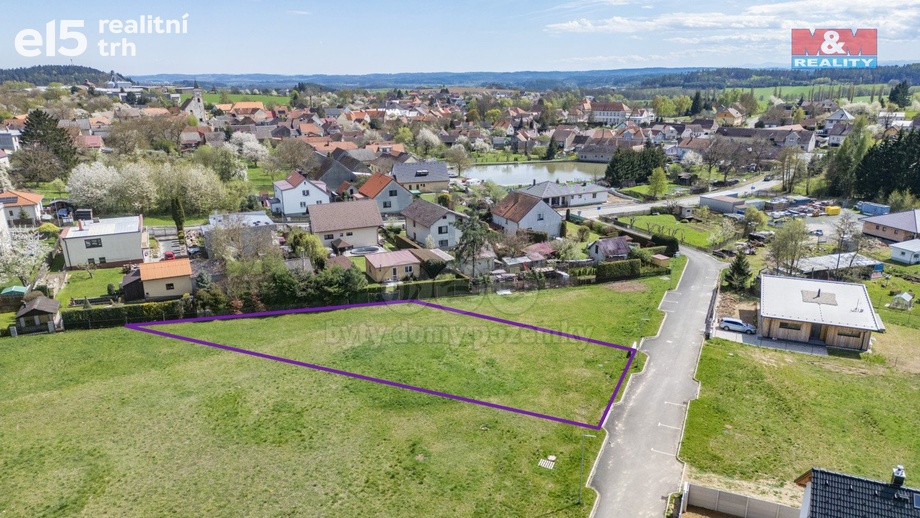 Prodej pozemky pro bydlení, 989 m² - Kasejovice