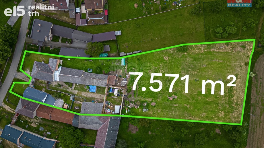 Prodej zemědělská usedlost, 271 m² - Palonín