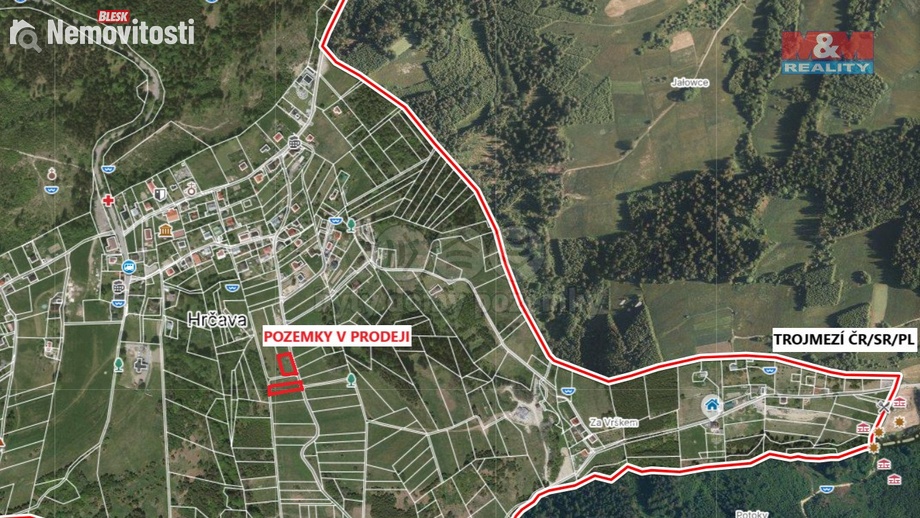 Prodej louky 1 463 m², Hrčava