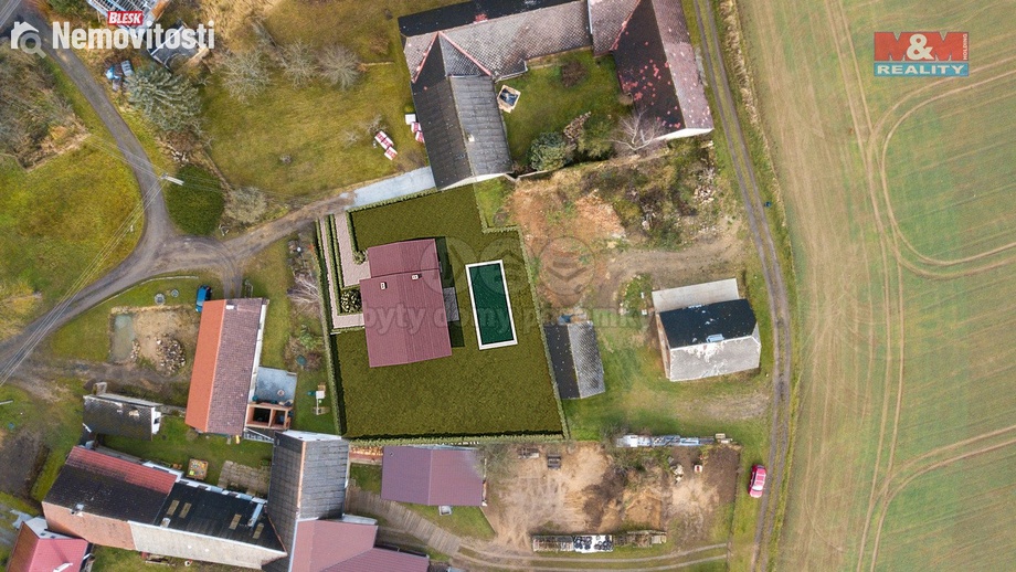 Prodej stavebního pozemku 800 m², Počátky - Horní Vilímeč