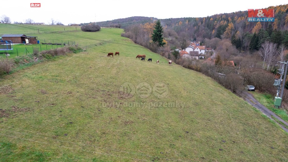Prodej stavebního pozemku 3 796 m², Čisovice
