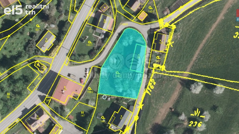 Prodej pozemky pro bydlení, 1 311 m² - Police nad Metují - Pěkov