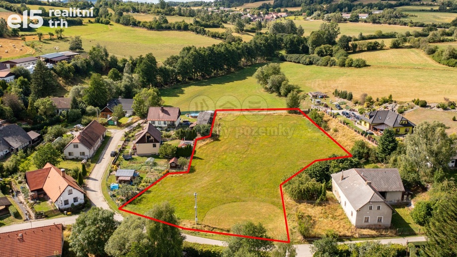 Prodej pozemky pro bydlení, 4 780 m² - Čkyně - Onšovice