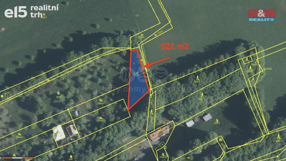 Prodej pozemky - trvalý travní porost, 622 m² - Želechovice nad Dřevnicí