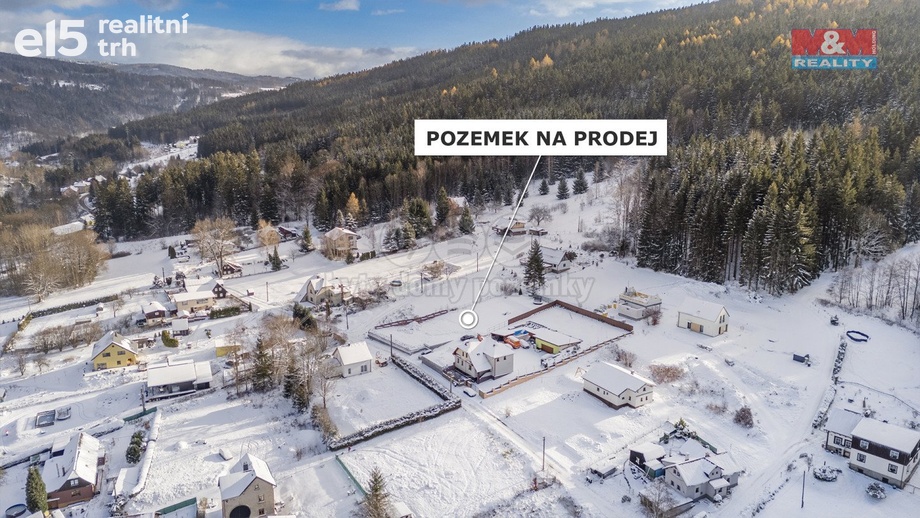Prodej pozemky pro bydlení, 1 273 m² - Smržovka