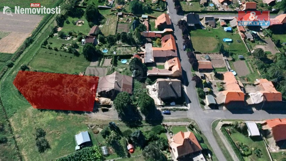 Prodej stavebního pozemku 956 m², Koštice