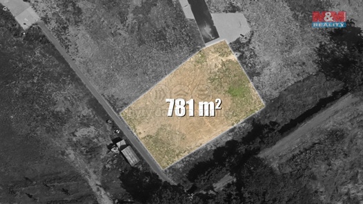 Prodej pozemky pro bydlení, 781 m² - Podhořany u Ronova