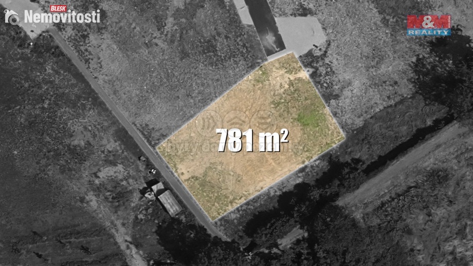 Prodej stavebního pozemku 781 m², Podhořany u Ronova