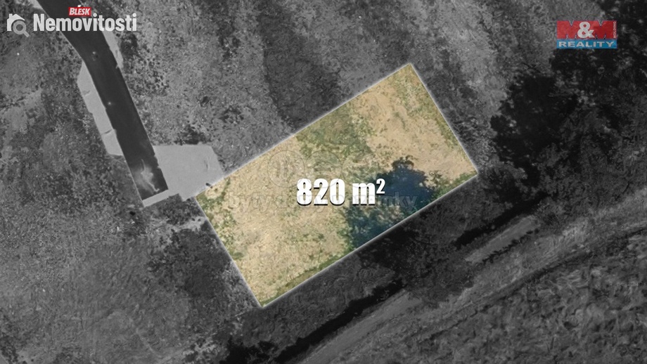 Prodej stavebního pozemku 820 m², Podhořany u Ronova