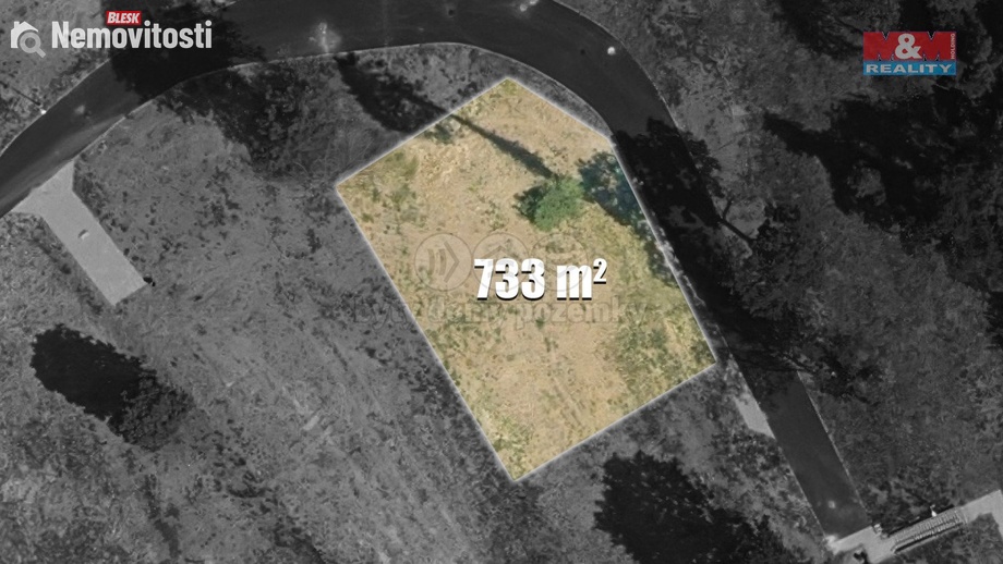Prodej stavebního pozemku 733 m², Podhořany u Ronova