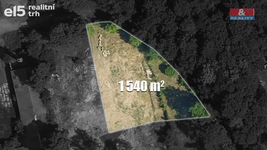 Prodej stavebního pozemku 1 540 m², Podhořany u Ronova
