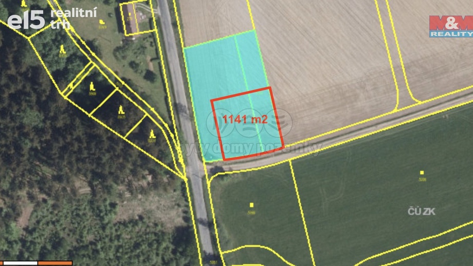 Prodej zemědělská půda, 1 145 m² - Javornice