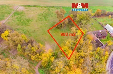 Prodej louky 983 m², Údrnice
