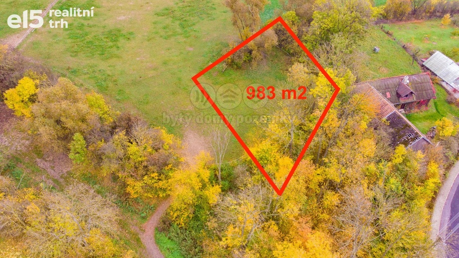 Prodej pozemky - trvalý travní porost, 983 m² - Údrnice