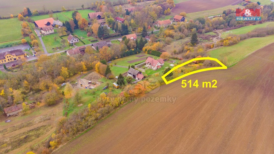 Prodej pozemky - trvalý travní porost, 514 m² - Chyjice