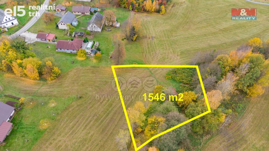 Prodej pozemky - trvalý travní porost, 1 546 m² - Liberk - Hláska