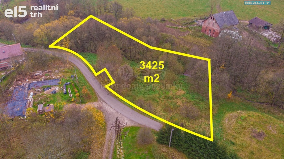 Prodej pozemky - zahrady, 3 425 m² - Trutnov