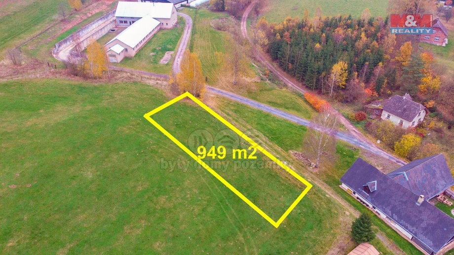 Prodej pozemky - zahrady, 949 m² - Vidochov - Stupná