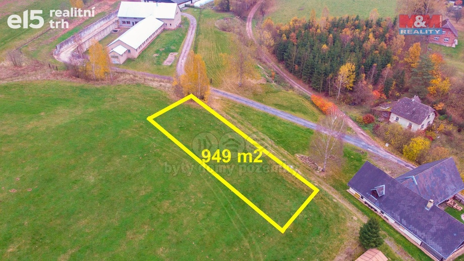 Prodej pozemky - zahrady, 949 m² - Vidochov - Stupná