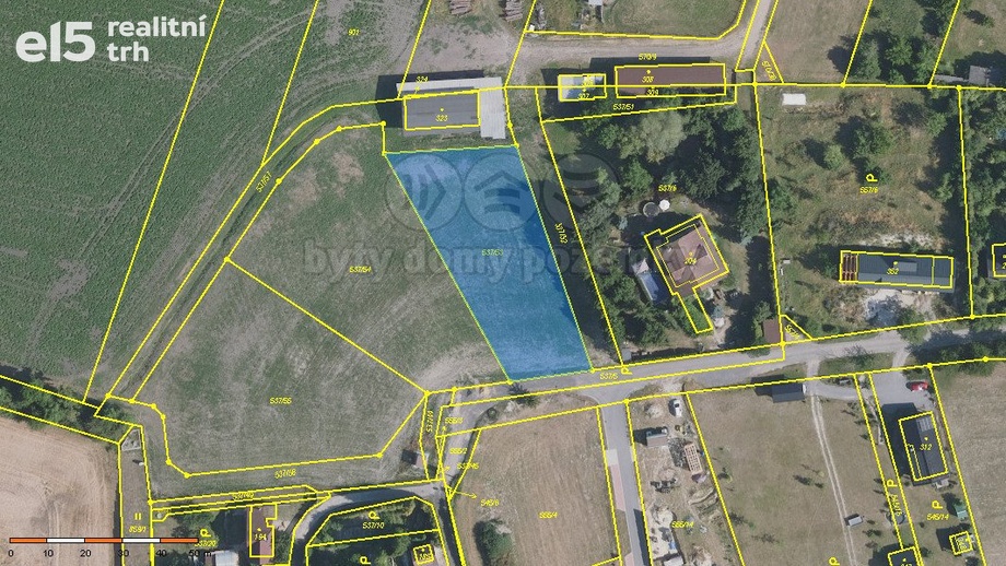 Prodej pozemky pro bydlení, 1 768 m² - Charvatce